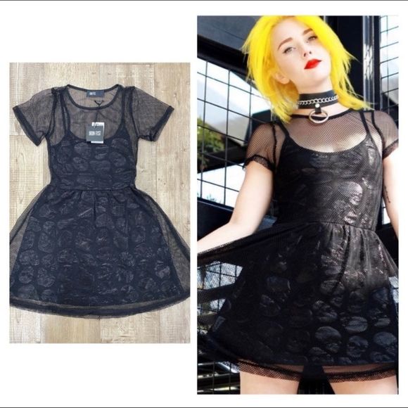 Iron Fist Skullz Club Mesh Dress - Picture 2 of 2